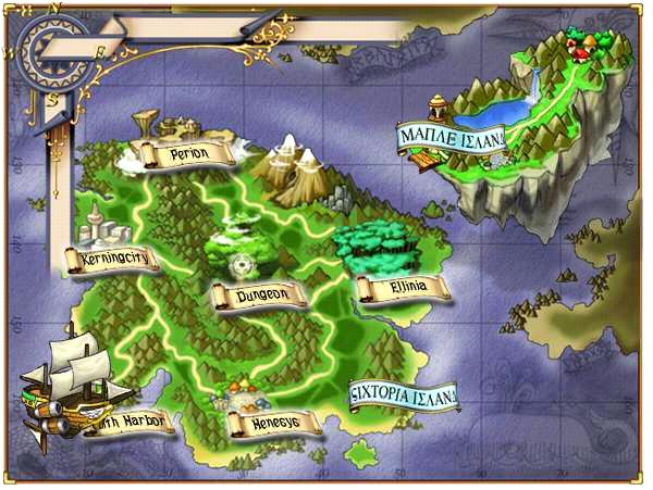 COMPLETE MAPLESTORY MAP – Town + Continent